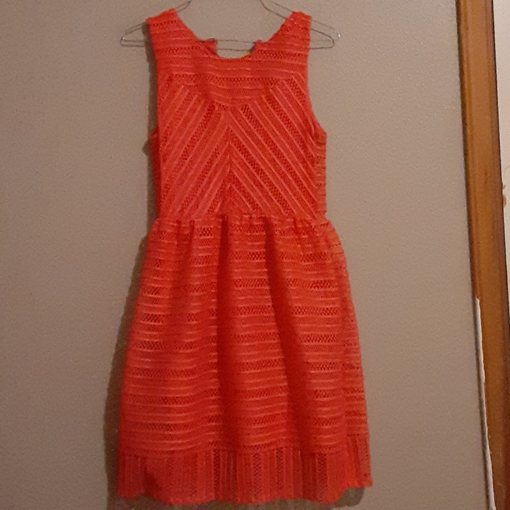 Coral color dress